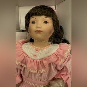 Franklin Heirloom Doll 13" Rebecca of Sunnybrook Farm Original Box & Papers